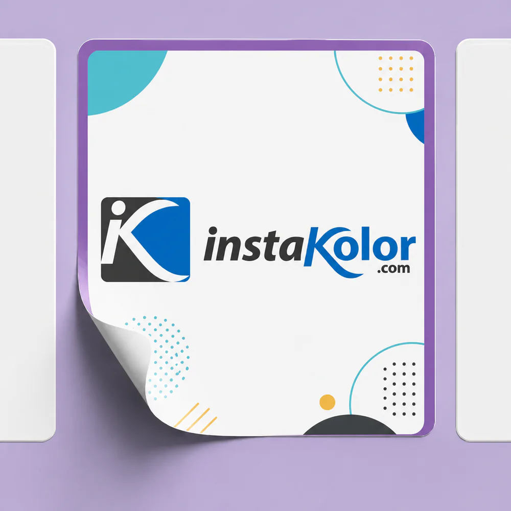 square custom sticker